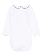 Body per neonata Mariella Ferrari bianco con colletto smerlato CMF6ML VERDONE MARIELLA FERRARI KIDS 