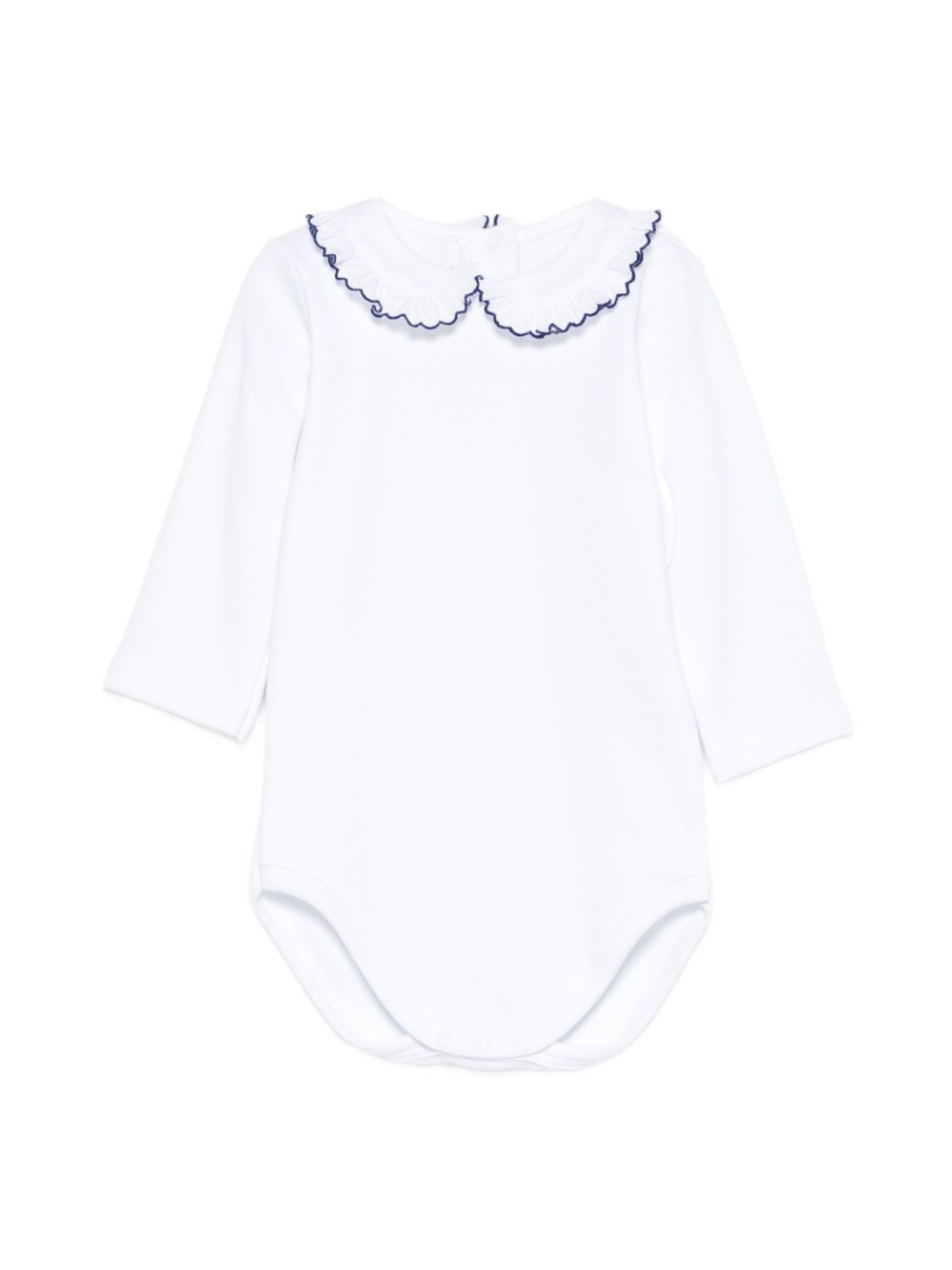 Tutina per neonata Mariella Ferrari bianco con rifiniture blu CMY23ML 093B MARIELLA FERRARI KIDS 