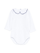 Tutina per neonata Mariella Ferrari bianco con rifiniture blu CMY23ML 093B MARIELLA FERRARI KIDS 