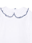 Tutina per neonata Mariella Ferrari bianco con rifiniture blu CMY23ML 093B MARIELLA FERRARI KIDS 