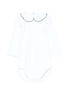 Tutina per neonata Mariella Ferrari bianca con colletto alla Peter Pan CMY23ML 093V MARIELLA FERRARI KIDS 