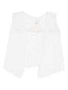 T-shirt per neonata Mariella Ferrari bianca con ricamo orsetto CO19 BURRO MARIELLA FERRARI KIDS 