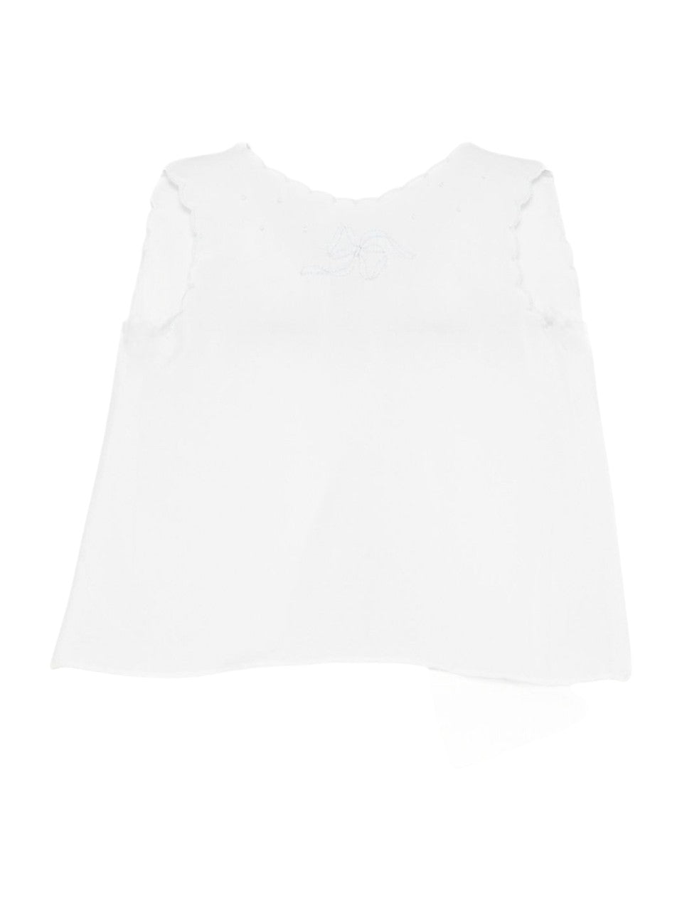T-shirt per neonata Mariella Ferrari bianco con dettagli ricamati COA1 AZZURRO MARIELLA FERRARI KIDS 