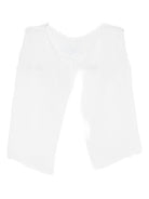 T-shirt per neonata Mariella Ferrari bianco con dettagli ricamati COA1 AZZURRO MARIELLA FERRARI KIDS 