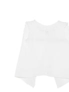 T-shirt per neonati Mariella Ferrari bianca con dettagli ricamati COB2 AZZURRO MARIELLA FERRARI KIDS 