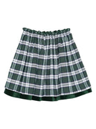 Gonna per bambina Mariella Ferrari verde con motivo a quadri GNF6 044 056 MARIELLA FERRARI KIDS 
