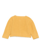 Cardigan per neonata Mariella Ferrari giallo con ricamo a fiori MGC3 154 MARIELLA FERRARI KIDS 