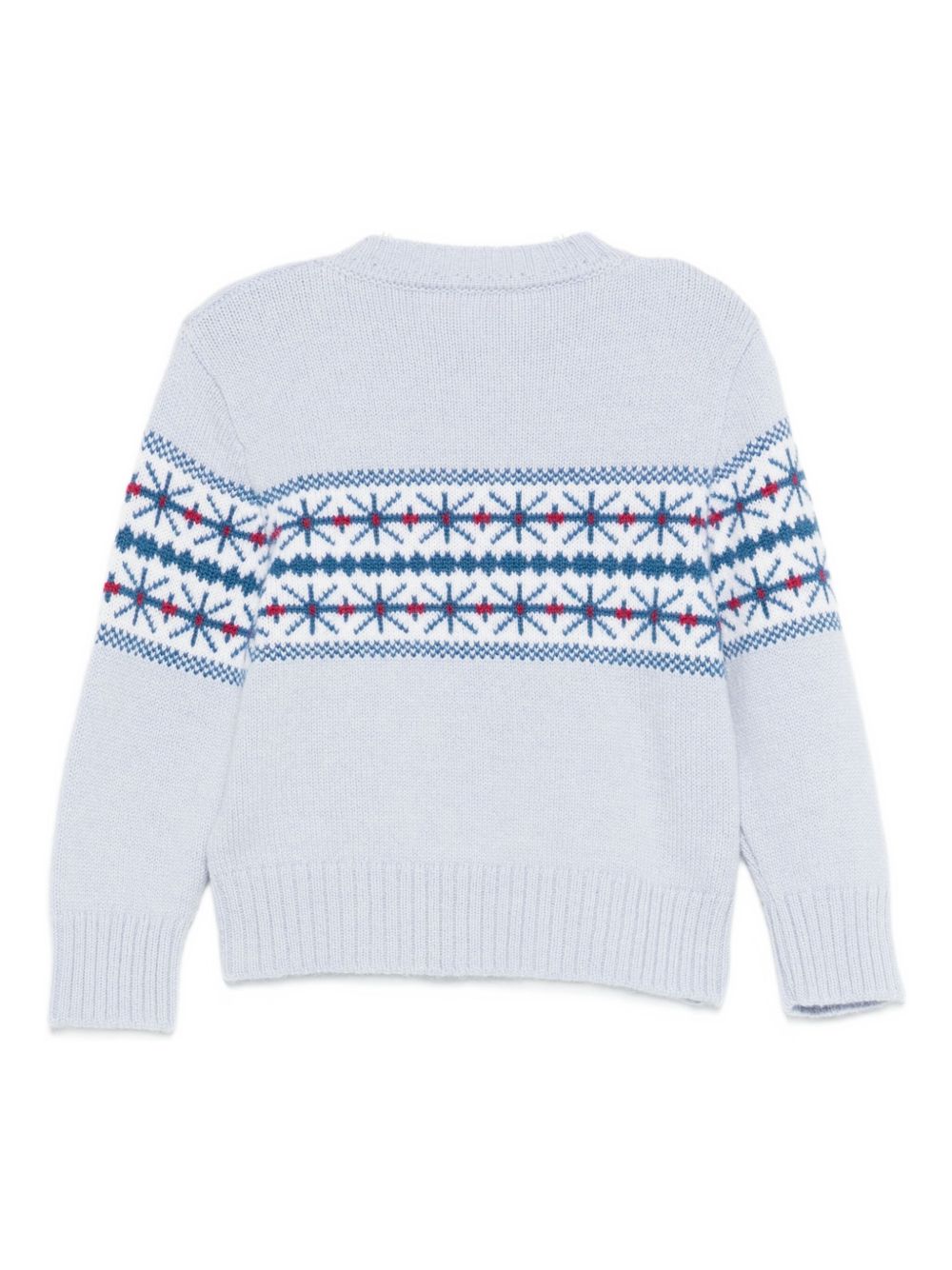 Maglione per neonato Mariella Ferrari azzurro con decorazione ricamata MGF6 151 MARIELLA FERRARI KIDS 