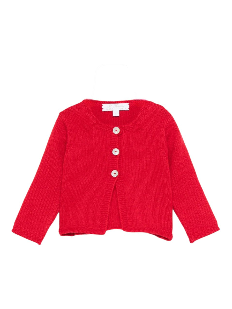 Cardigan per neonata Mariella Ferrari rossa con bottoni MGI9 158 MARIELLA FERRARI KIDS 
