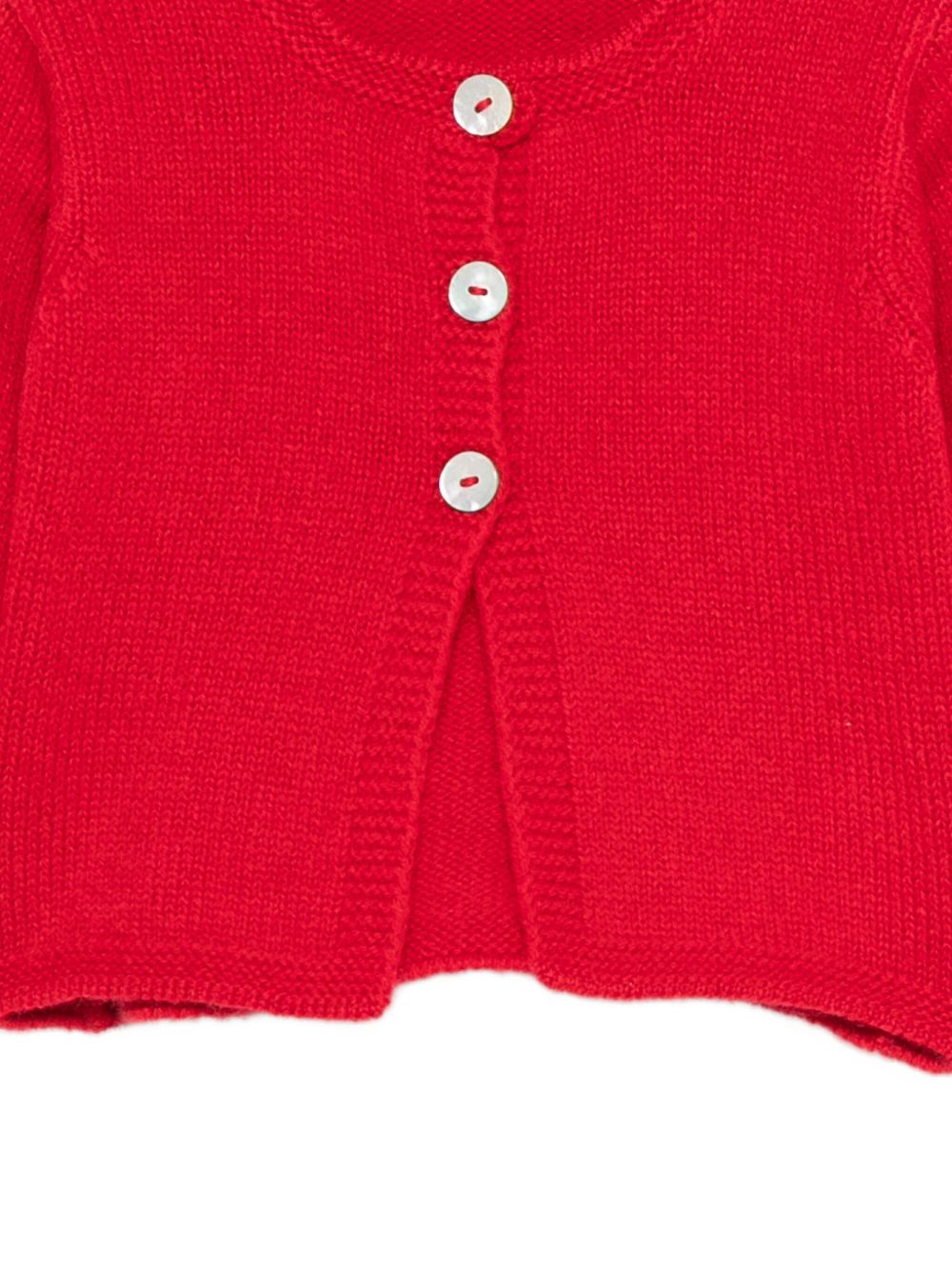 Cardigan per neonata Mariella Ferrari rossa con bottoni MGI9 158 MARIELLA FERRARI KIDS 