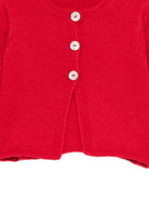 Cardigan per neonata Mariella Ferrari rossa con bottoni MGI9 158 MARIELLA FERRARI KIDS 