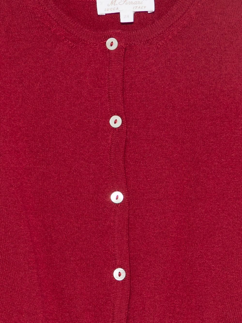 Maglione per bambina Mariella Ferrari rosso con chiusura frontale a bottoni MGR16 155 MARIELLA FERRARI KIDS 