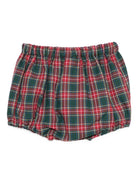 Shorts per neonato Mariella Ferrari rosso e verde con motivo a quadri PGB2 006 MARIELLA FERRARI KIDS 