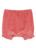 Pantaloncini per neonata Mariella Ferrari corallo di velluto a coste arricciati PGD4 051 MARIELLA FERRARI KIDS 