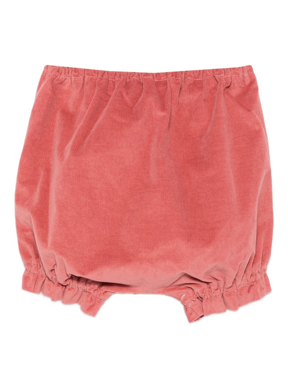 Pantaloncini per neonata Mariella Ferrari corallo di velluto a coste arricciati PGD4 051 MARIELLA FERRARI KIDS 