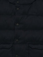 Giubbino Baxter P Jr Flannel per bambino MC2 Saint Barth Kids blu con stampa grafica sul retro BAX0009 00050I MC2 ST. BARTH KIDS 