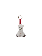 Charm con mini alpaca peluche per bambini MC2 ST. Barth Kids bianco con laccio rosso CHARF01 01793I MC2 ST. BARTH KIDS 