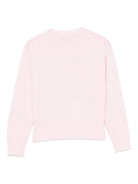Maglione per bambina MC2 Saint Barth Kids rosa con scritta ricamata "Sono alla Frutta" LOUI003 02400I MC2 ST. BARTH KIDS 