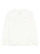 Maglione per bambina MC2 Saint Barth Kids bianco con scritta "Vacanze di Natale" PRC0001 00433I MC2 ST. BARTH KIDS 