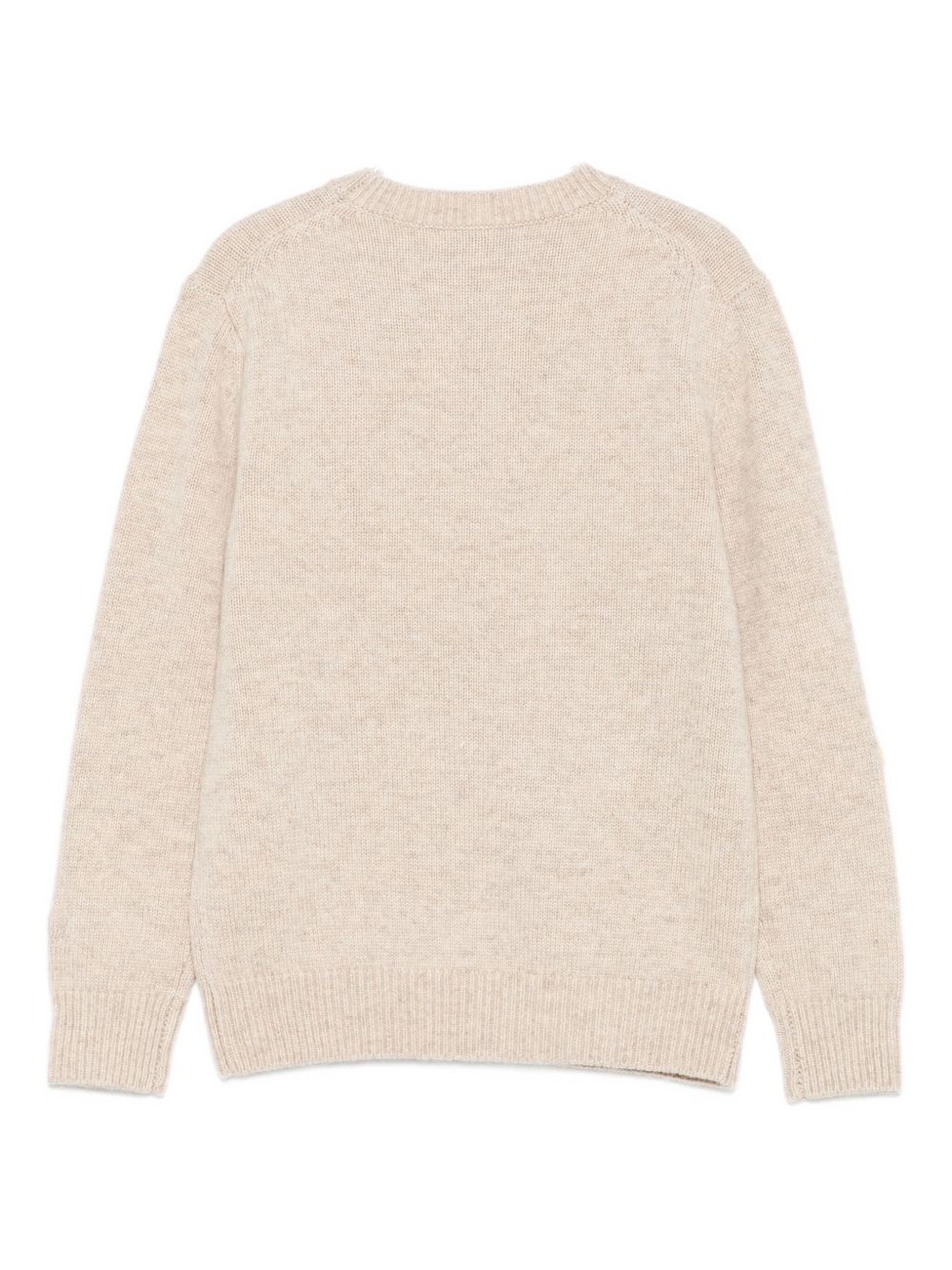 Maglione per bambina MC2 Saint Barth Kids beige con scritta ricamata sul davanti "Dolcemente complicata" PRC0001 00670I MC2 ST. BARTH KIDS 