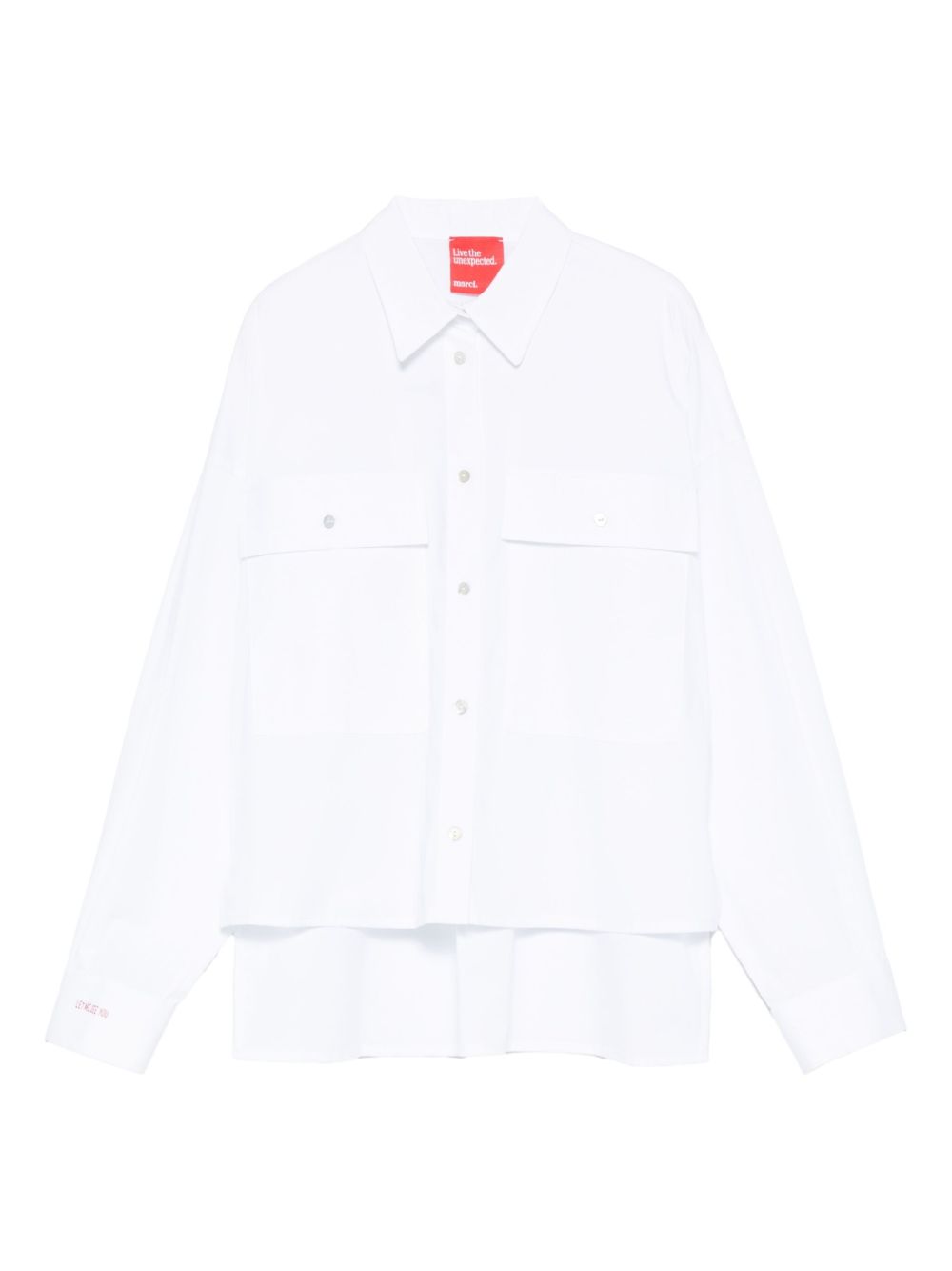 Camicia per donna Merci bianca con due tasche C396U WHITE MERCI 