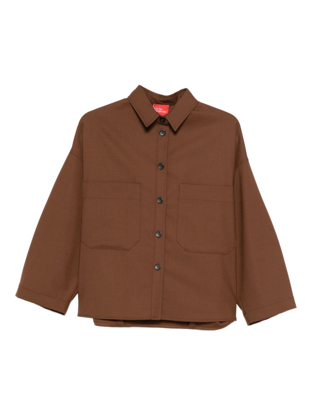 Camicia per donna Merci marrone con colletto classico CAM024 CINNAMON MERCI 