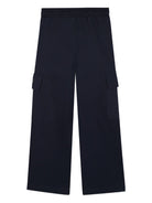 Pantaloni sportivi per bambina Michael Kors Kids blu modello cargo R30453 849 MICHAEL KORS KIDS 