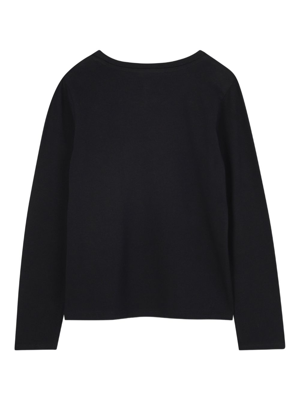 T-shirt per bambina Michael Kors Kids nero con logo sul davanti R30488 09B MICHAEL KORS KIDS 