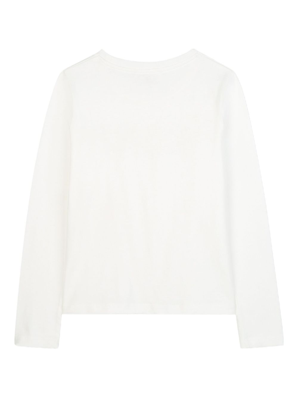 T-shirt per bambina Michael Kors Kids bianca con logo sul davanti R30491 117 MICHAEL KORS KIDS 