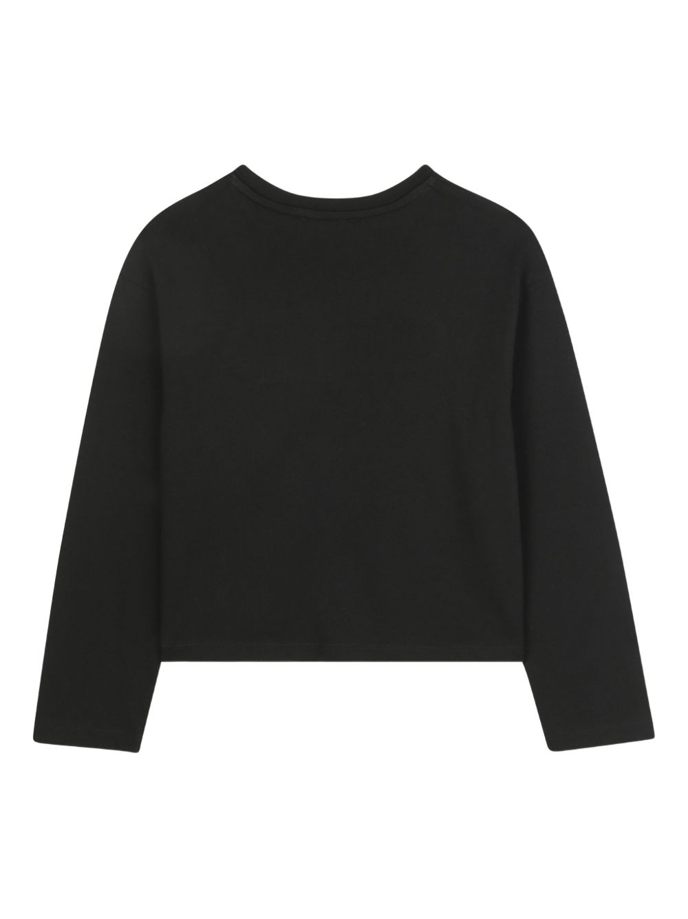 T-shirt per bambina Michael Kors Kids nera con dettaglio logo R30495 09B MICHAEL KORS KIDS 
