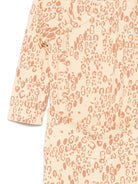 Tutina per neonata Mini Rodini beige con stampa animalier 1100029613 BEIGE MINI RODINI KIDS 