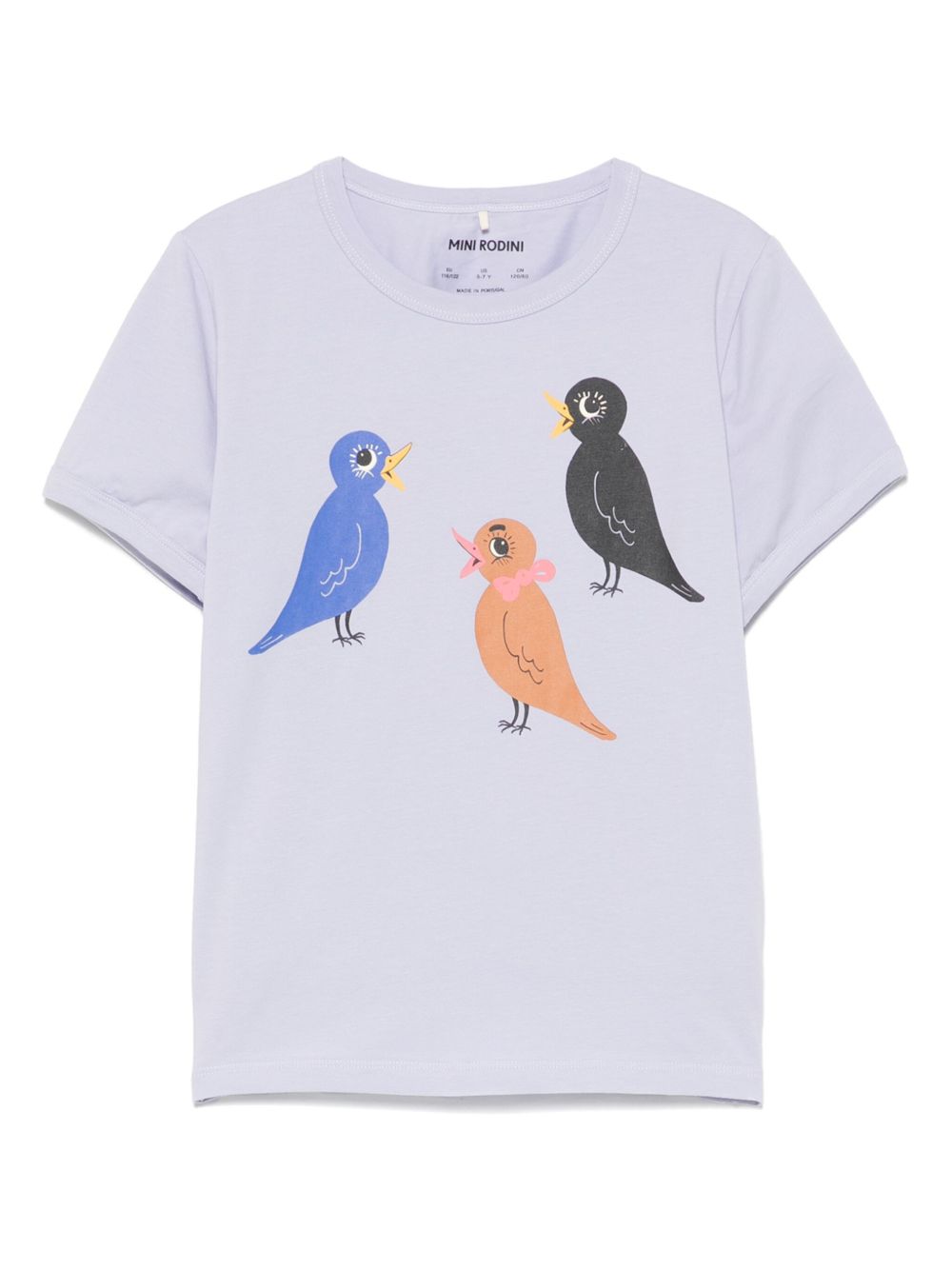 Maglietta per bambina Mini Rodini lilla con stampa grafica 2562013845 PURPLE MINI RODINI KIDS 