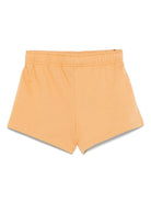 Shorts per bambina Mini Rodini beige con stampa grafica sul davanti 2563010013 BEIGE MINI RODINI KIDS 