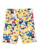 Shorts per bambina Mini Rodini multicolor con stampa floreale e elastico in vita 2563010300 MULTI MINI RODINI KIDS 