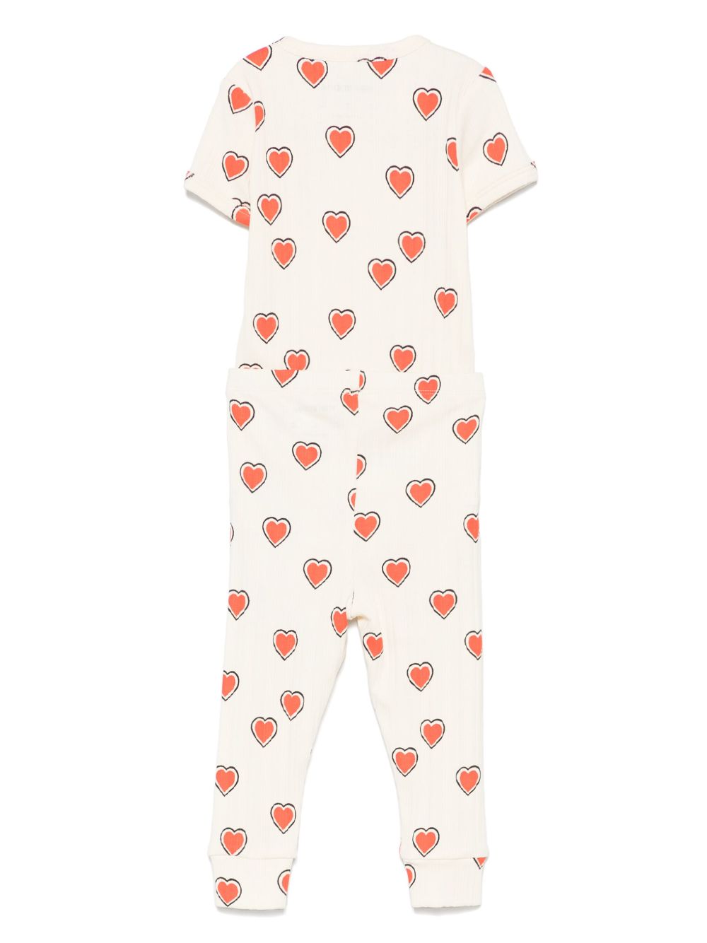 Set t-shirt e pantaloni per neonata Mini Rodini bianco con stampa grafica 2564010111 OFF-WHITE MINI RODINI KIDS 