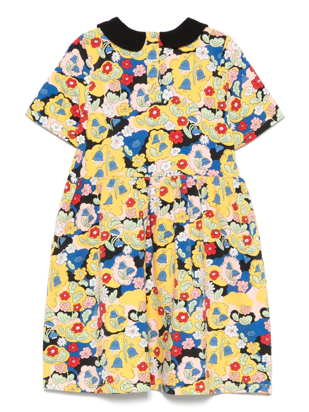 Abito per bambina Mini Rodini multicolore con stampa floreale 2565010000 MULTI MINI RODINI KIDS 