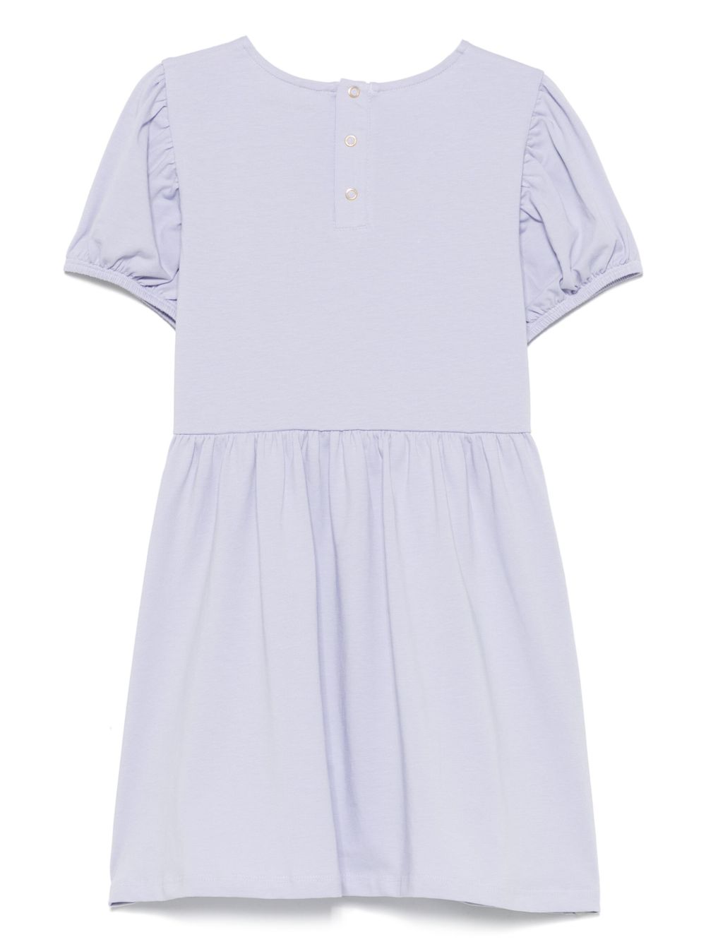 Abito per bambina Mini Rodini lilla con stampa grafica sul davanti 2565010545 PURPLE MINI RODINI KIDS 