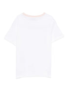 T-shirt per bambina Missoni Kids bianco con logo motivo a zigzag MX8A11 Z3186 100MC MISSONI KIDS 