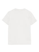 T-shirt per bambino Molo bianca con stampa skate e girocollo 1W25A208 9698 MOLO KIDS 