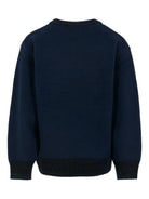 Maglione per bambino Molo blu con stampa alieni 1W25K204 9673 MOLO KIDS 