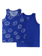 Set canotte per bambino Molo blu Jayden con motivo smiley 1W25Q101 9458 MOLO KIDS 