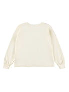 Felpa per bambina Molo beige con stampa sul davanti 2W25A405 4980 MOLO KIDS 