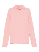 Dolcevita per bambina Molo rosa con orlo dritto 2W25A411 5564 MOLO KIDS 