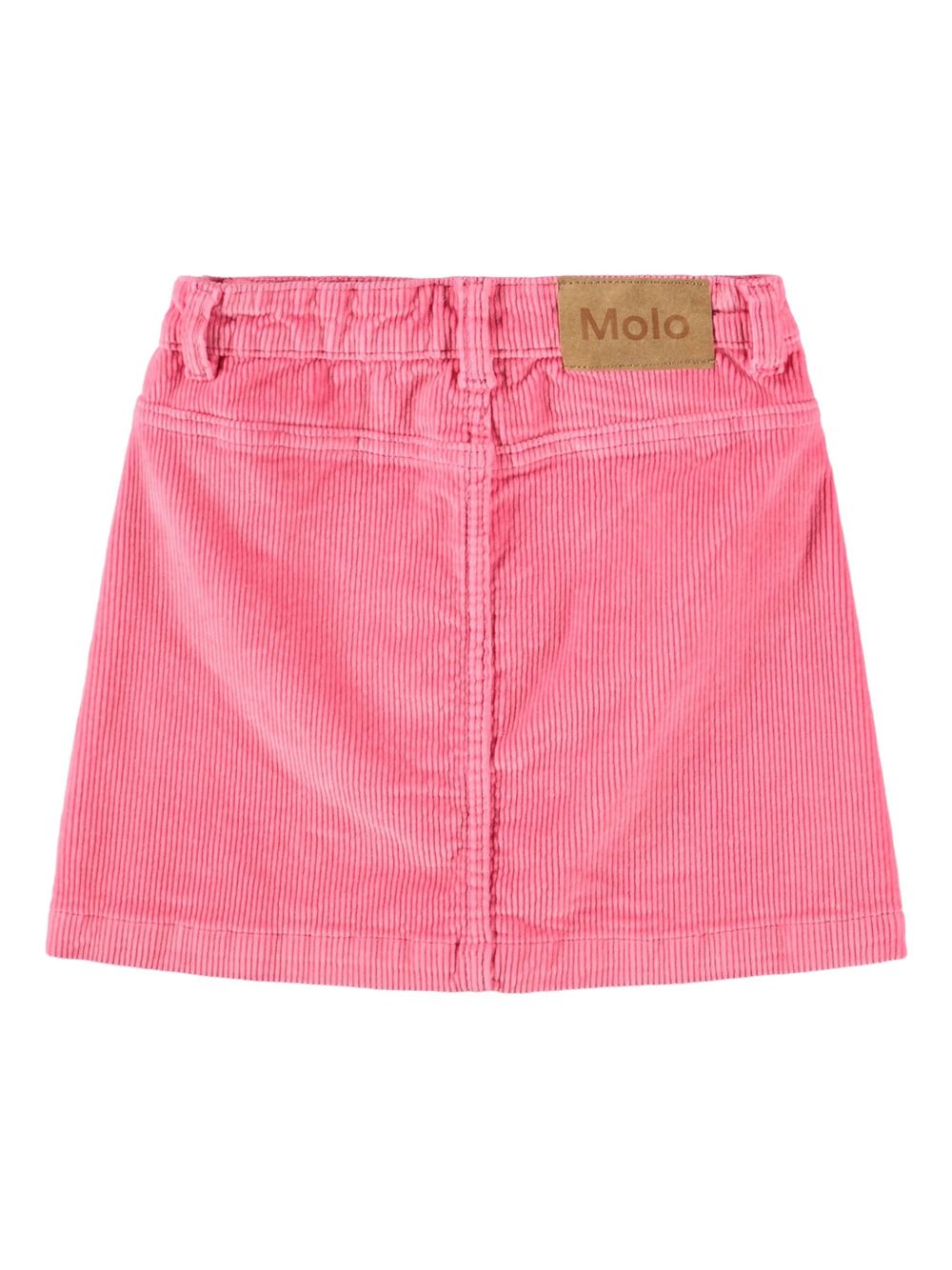 Minigonna per bambina Molo rosa con chiusura frontale con abbottonatura a pressione 2W25D108 8896 MOLO KIDS 