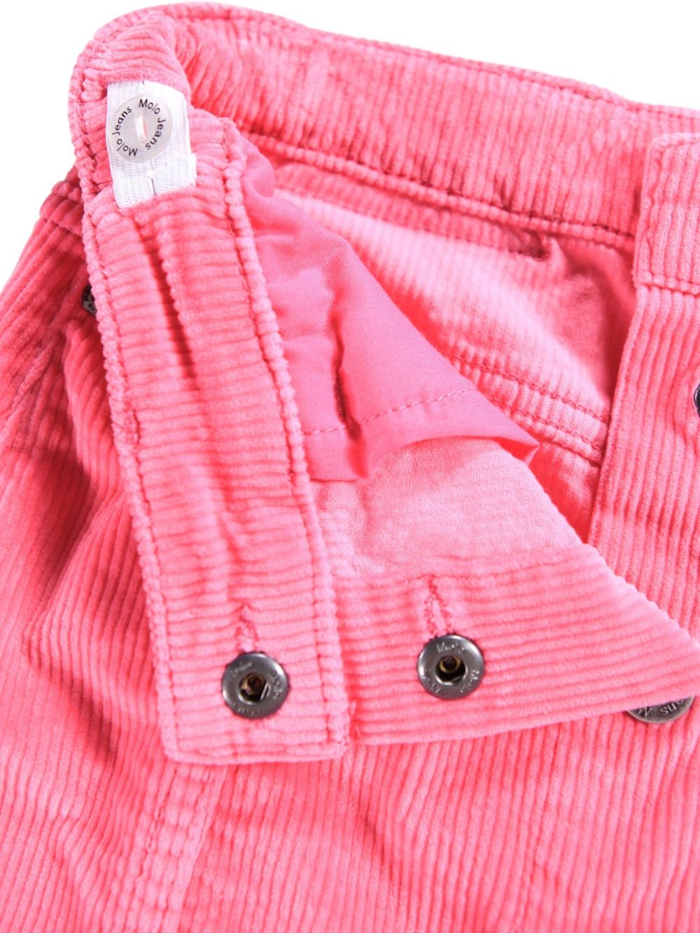 Minigonna per bambina Molo rosa con chiusura frontale con abbottonatura a pressione 2W25D108 8896 MOLO KIDS 