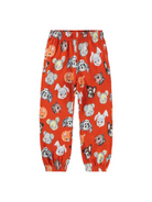 Chino per bambina Molo rosso in cotone biologico 2W25I202 8201 MOLO KIDS 
