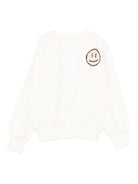 Felpa per bambina Molo bianco con decorazioni con paillettes 2W25J207 5498 MOLO KIDS 