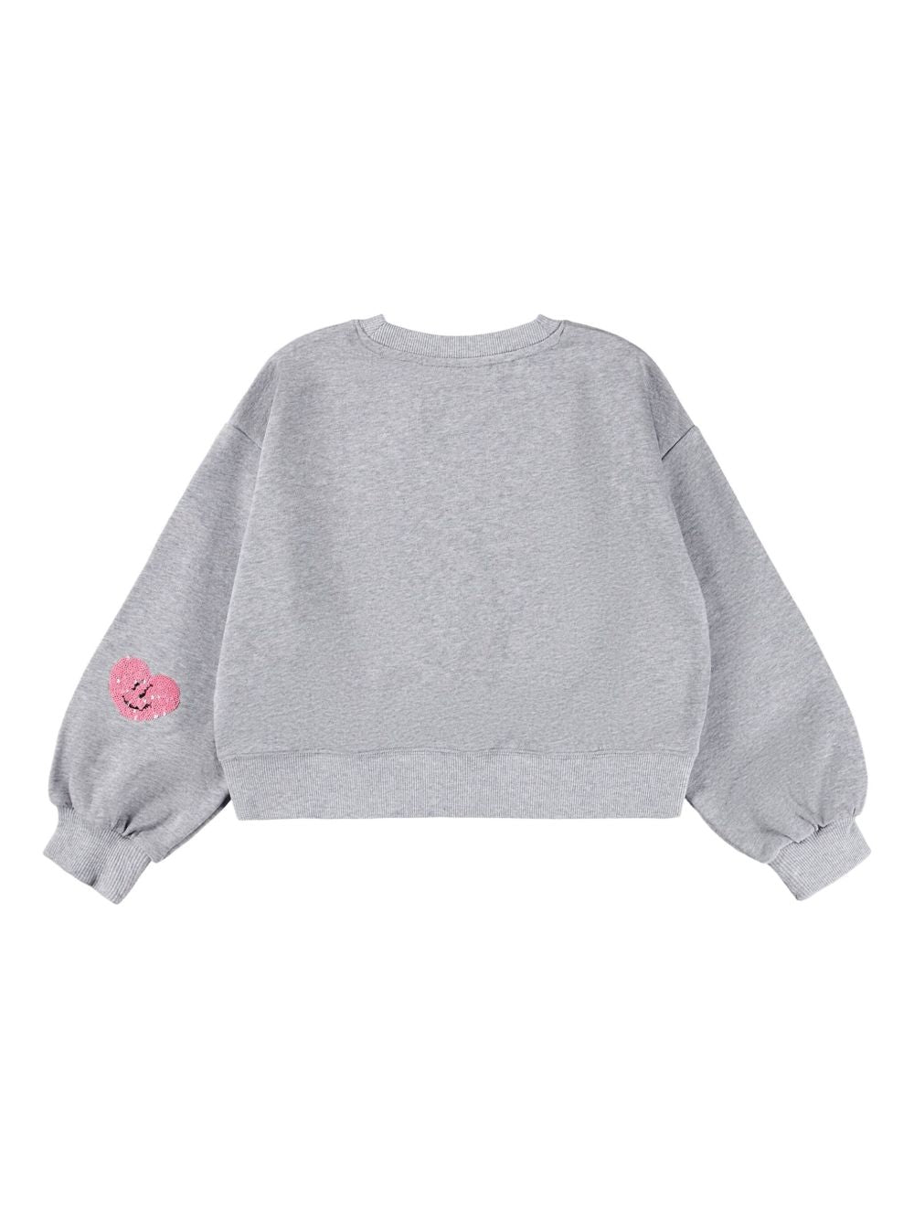 Felpa per bambina MOLO grigia con decorazione con paillettes 2W25J219 1046 MOLO KIDS 