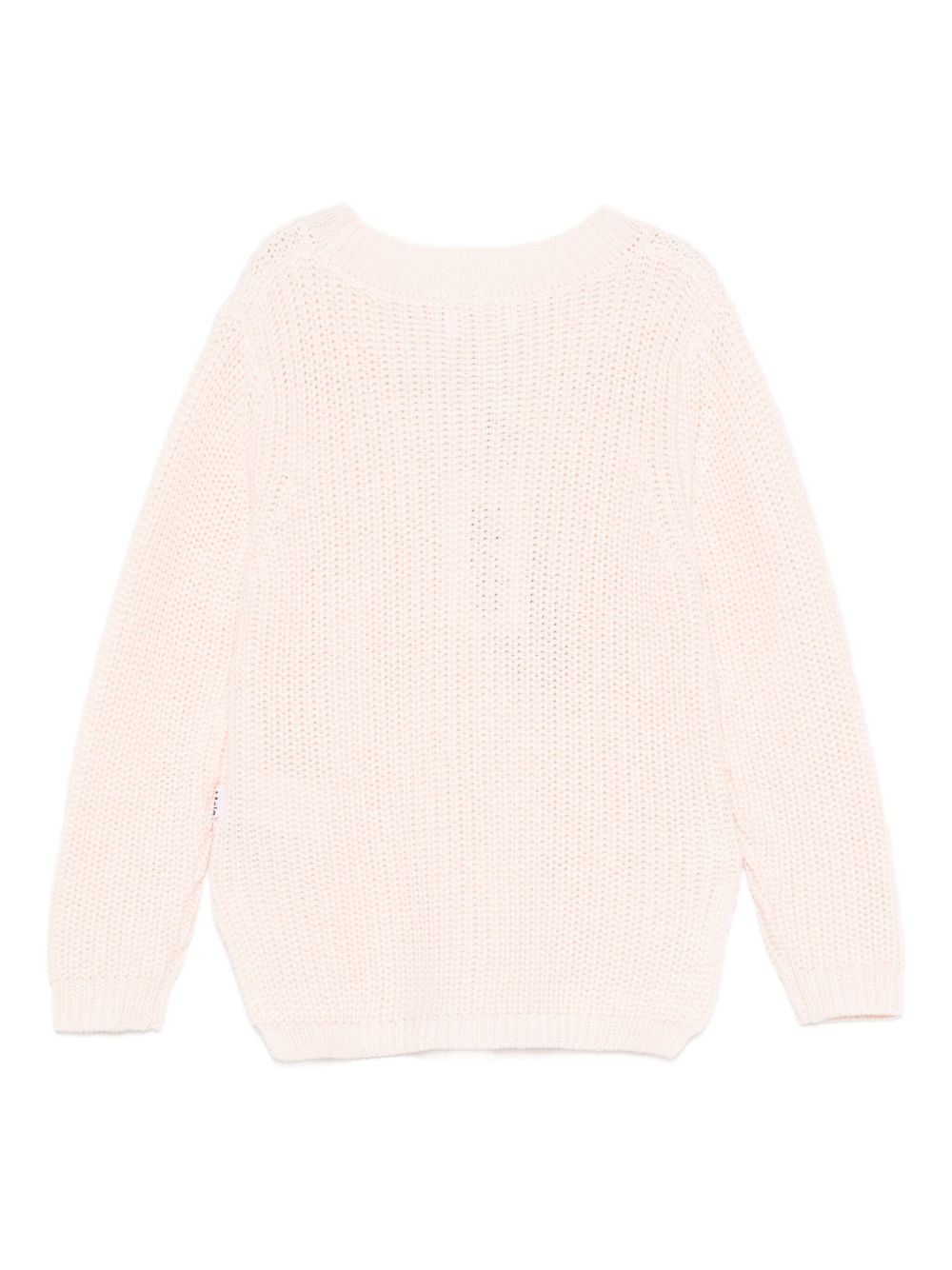 Maglione per bambina Molo rosa a maglia testurizzata 2W25K201 5503 MOLO KIDS 