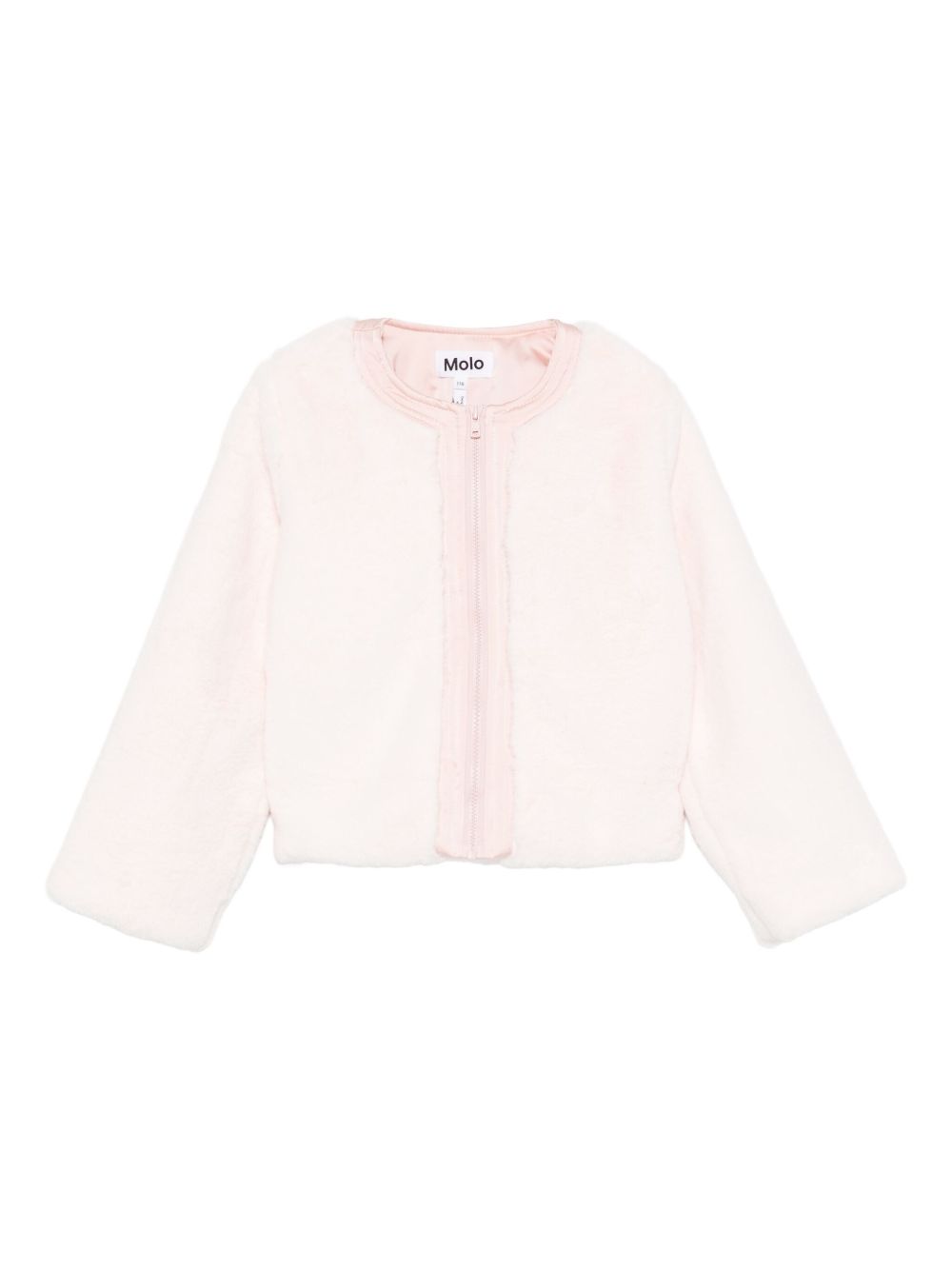 Giacca per bambina Molo rosa con cerniera frontale 2W25M301 5503 MOLO KIDS 